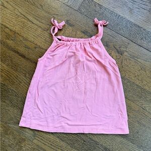 Little Sleepies Coral Flowy Bow Tank (with Knotted Straps), size 5